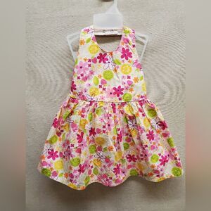 KRU 24 month Floral Print Sundress with Matching Bloomers